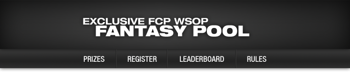 2012 WSOP Fantasy Pool